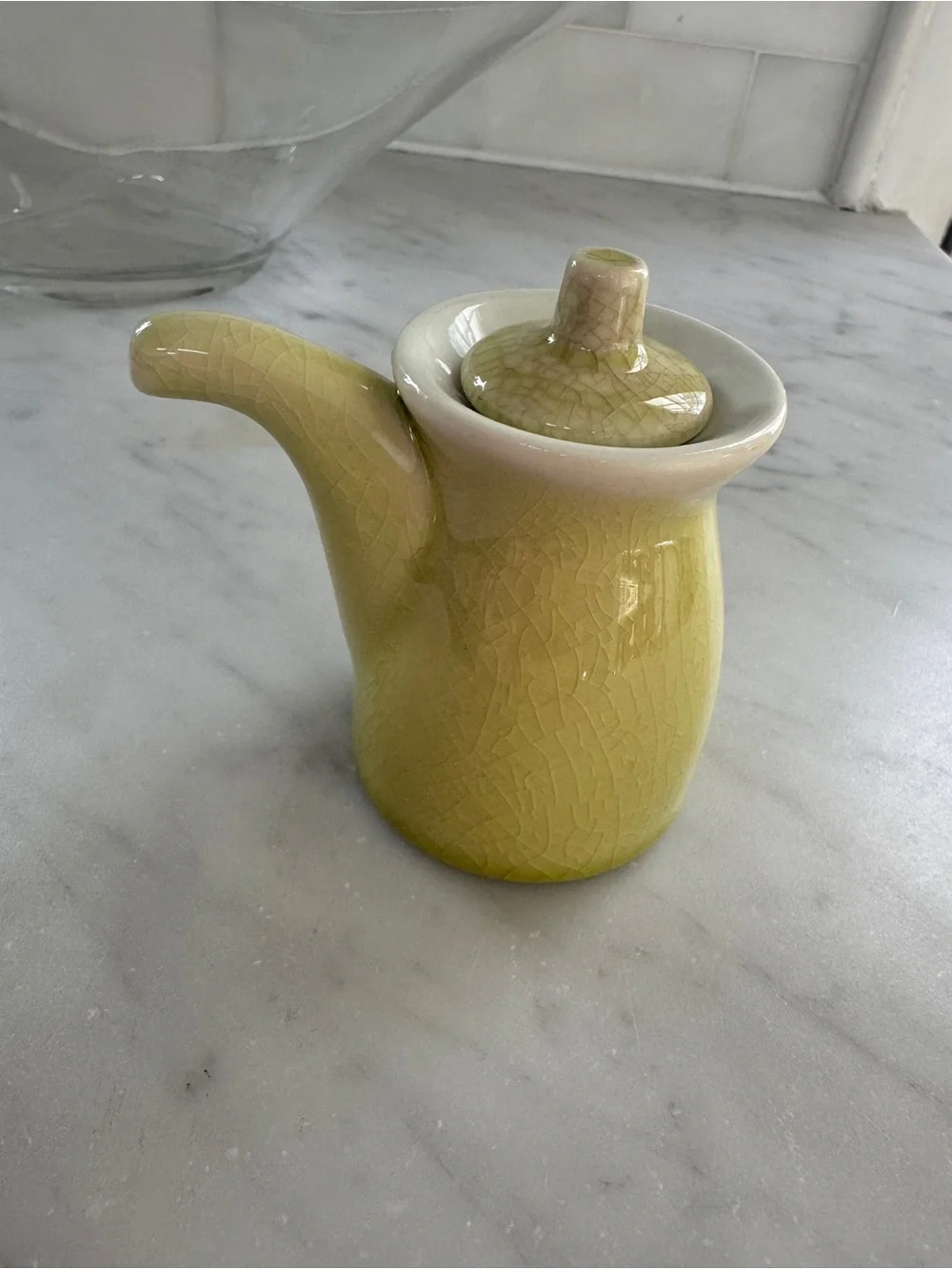 Set of 4: Crate & Barrel soy sauce mini pitcher with Lid